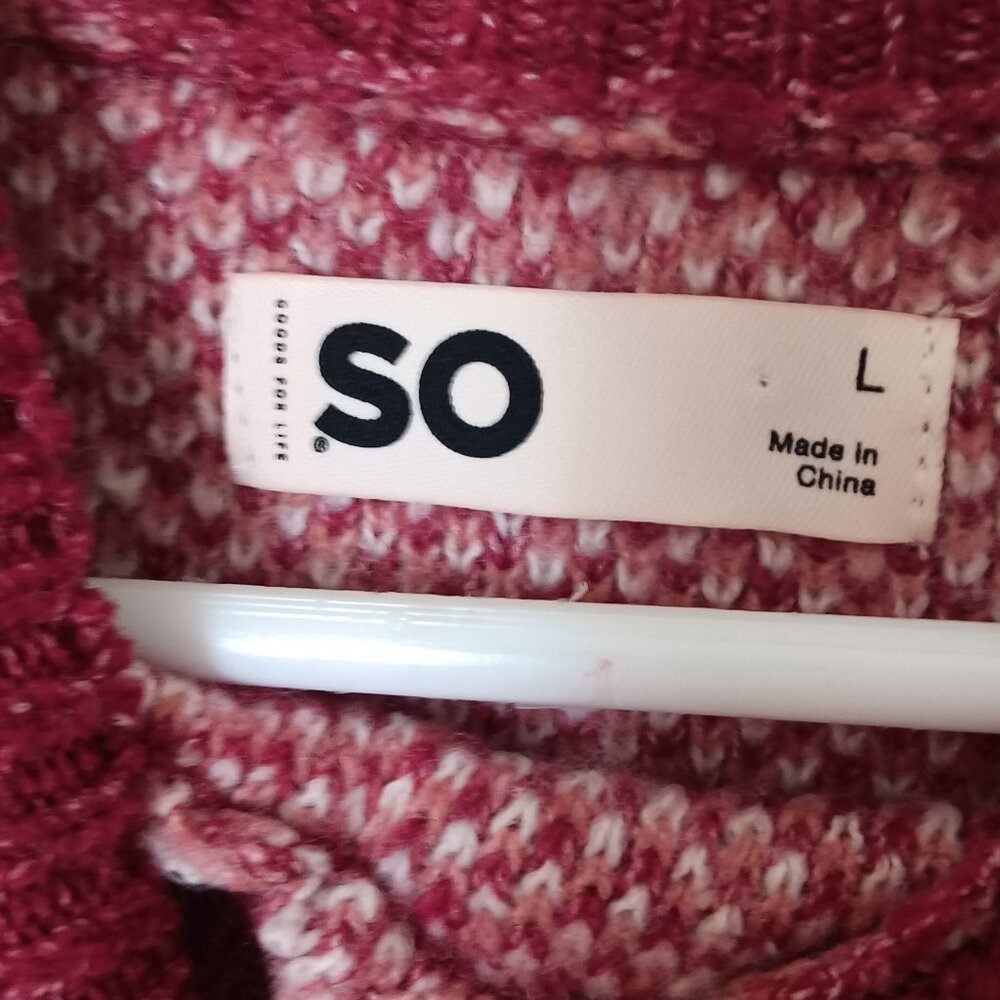 Red Plaid Sweater - Picture 3 of 3